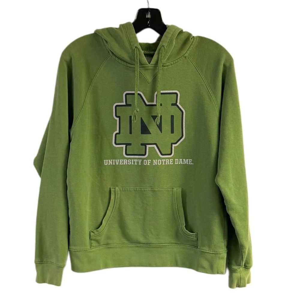 Champion Notre Dame Green Hoodie Size S